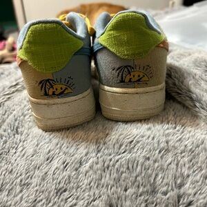 Nike Blue and Green Sneakers